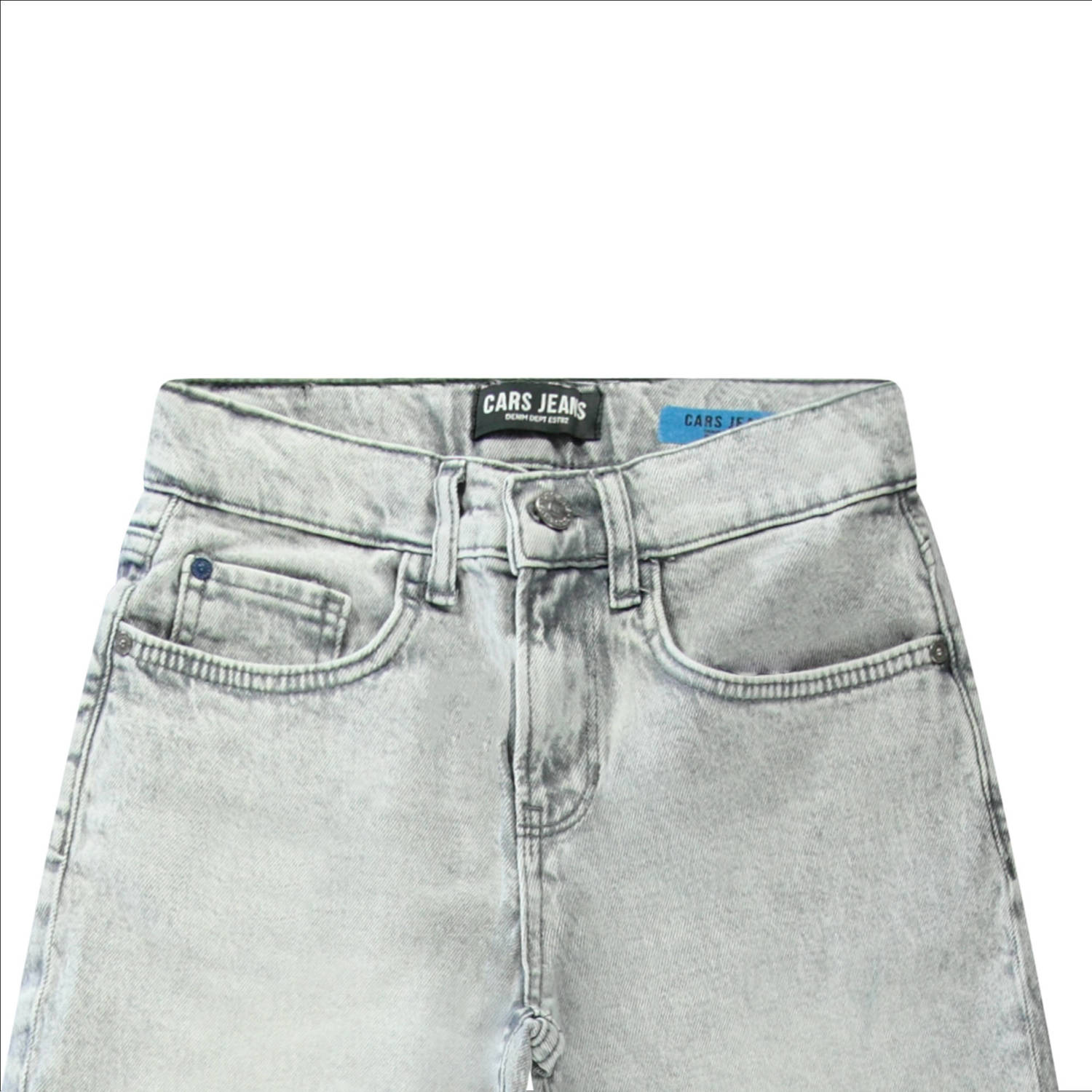 Cars denim regular short lichtgrijs