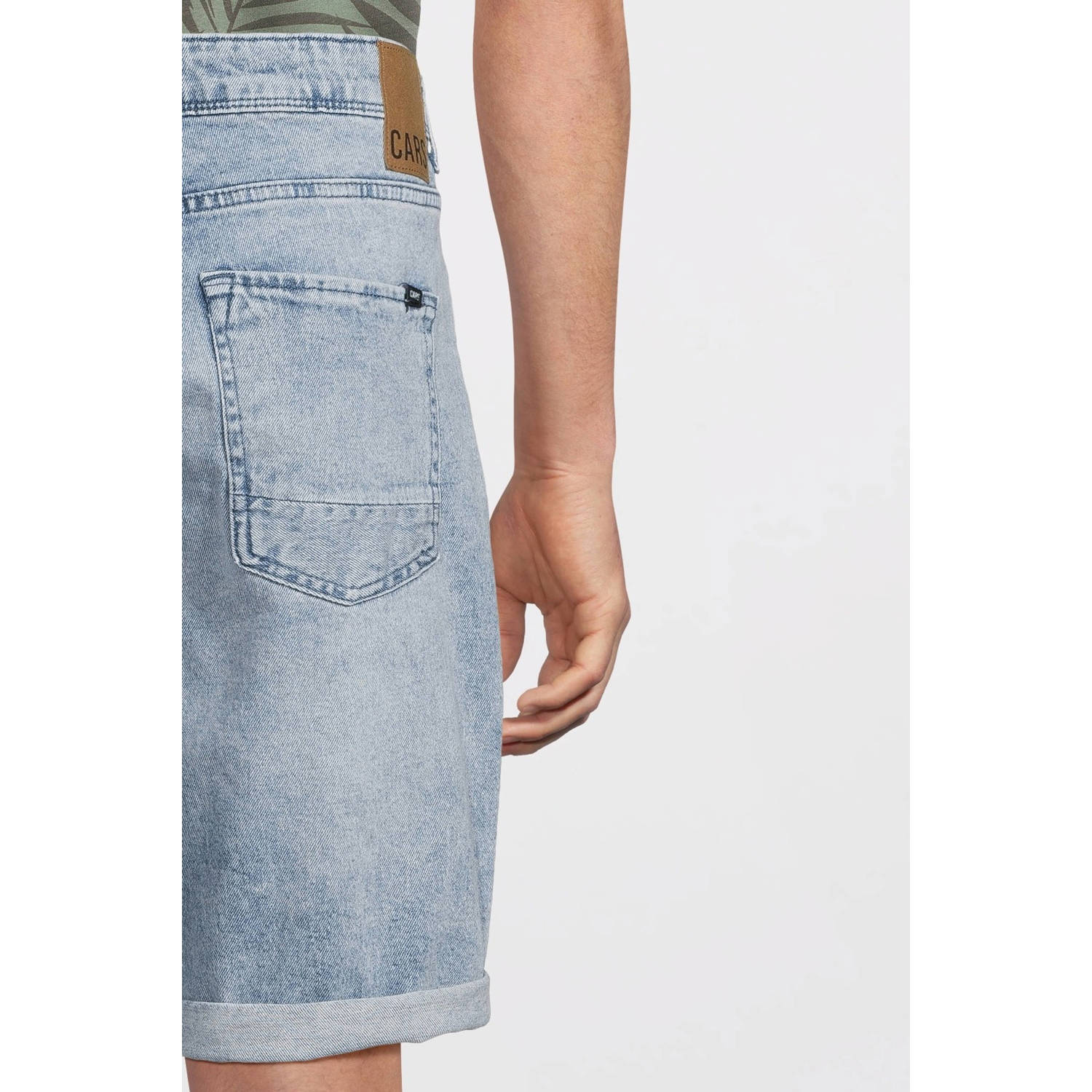 Cars denim regular short lichtblauw