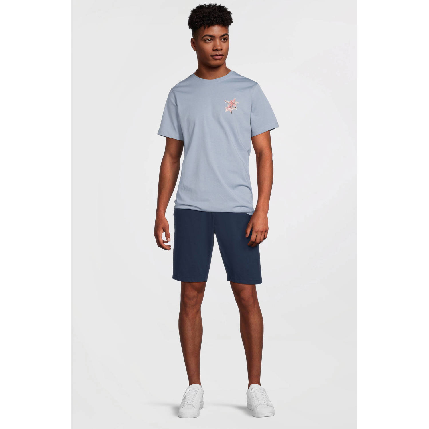 Cars regular chino short donkerblauw