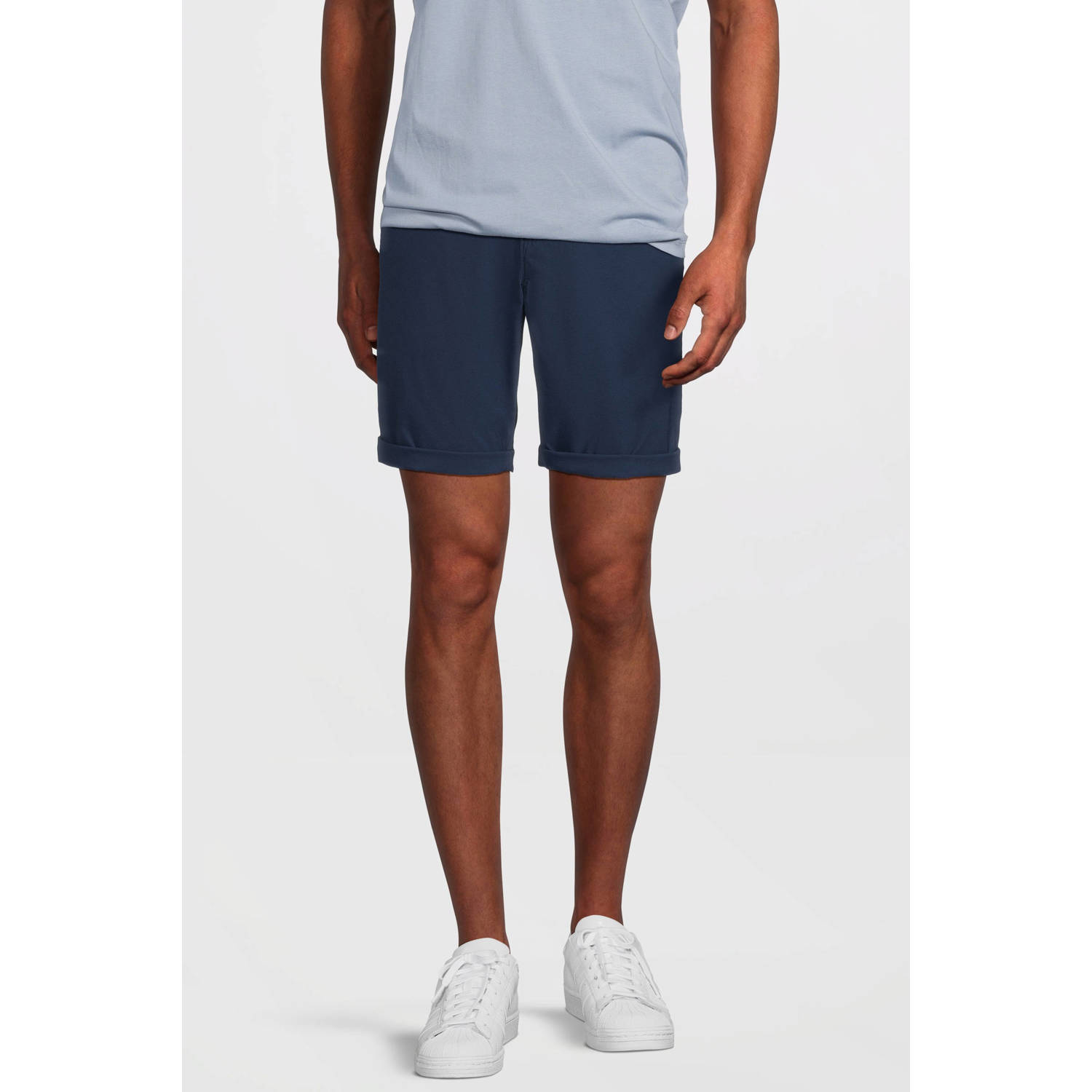 Cars regular chino short donkerblauw