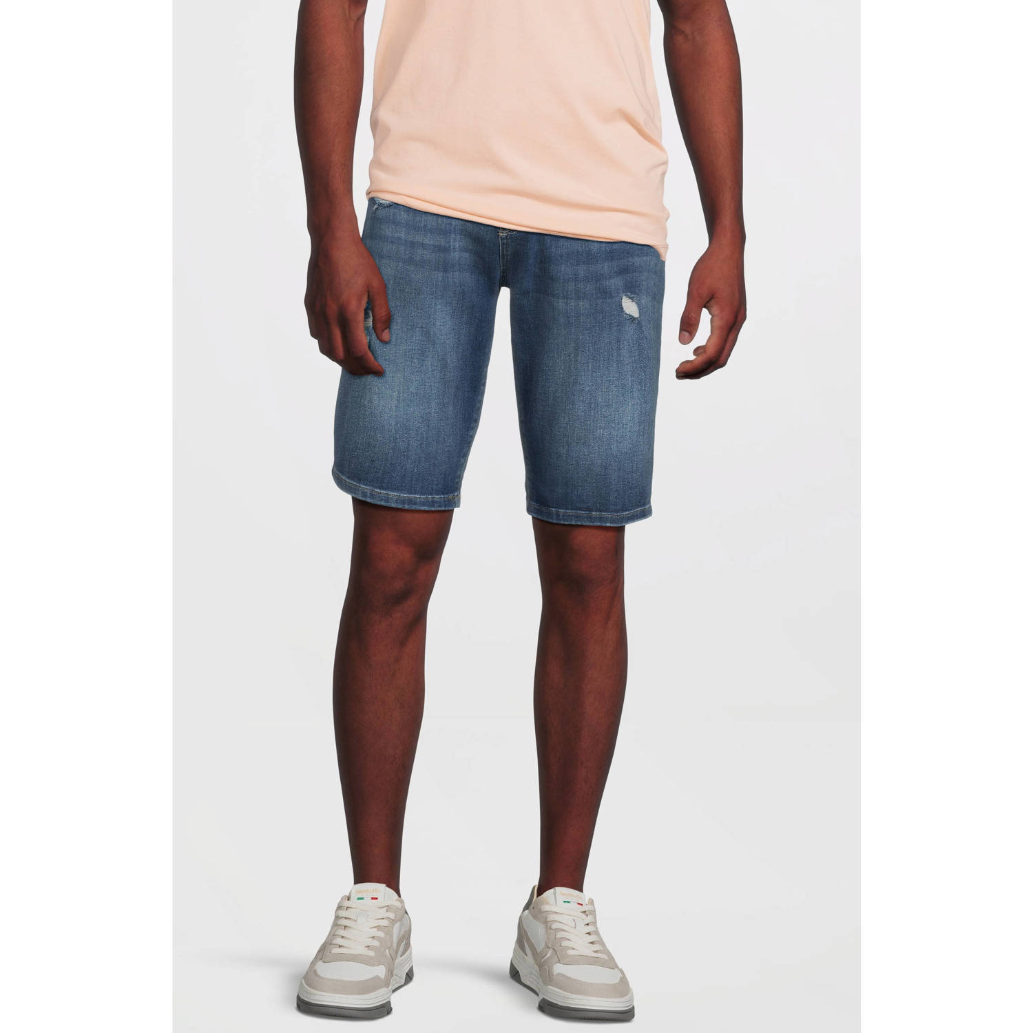 Cars denim regular short blauw
