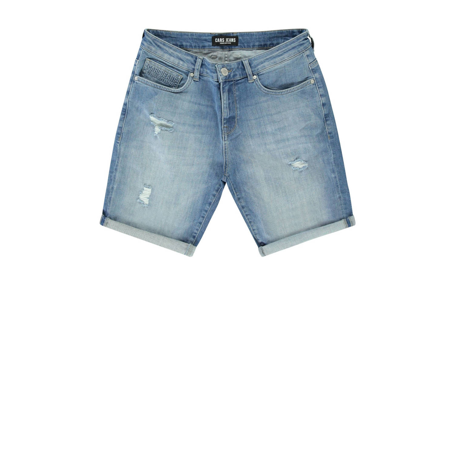 Cars denim regular short blauw
