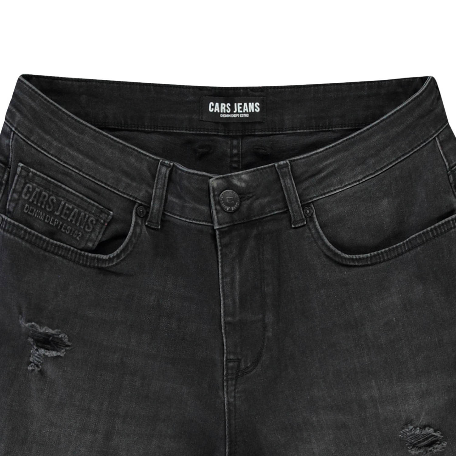 Cars denim regular short zwart