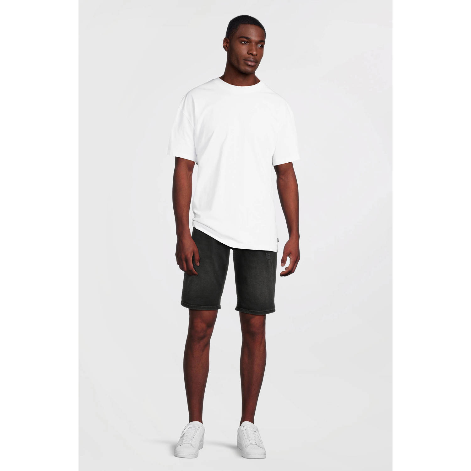 Cars denim regular short zwart