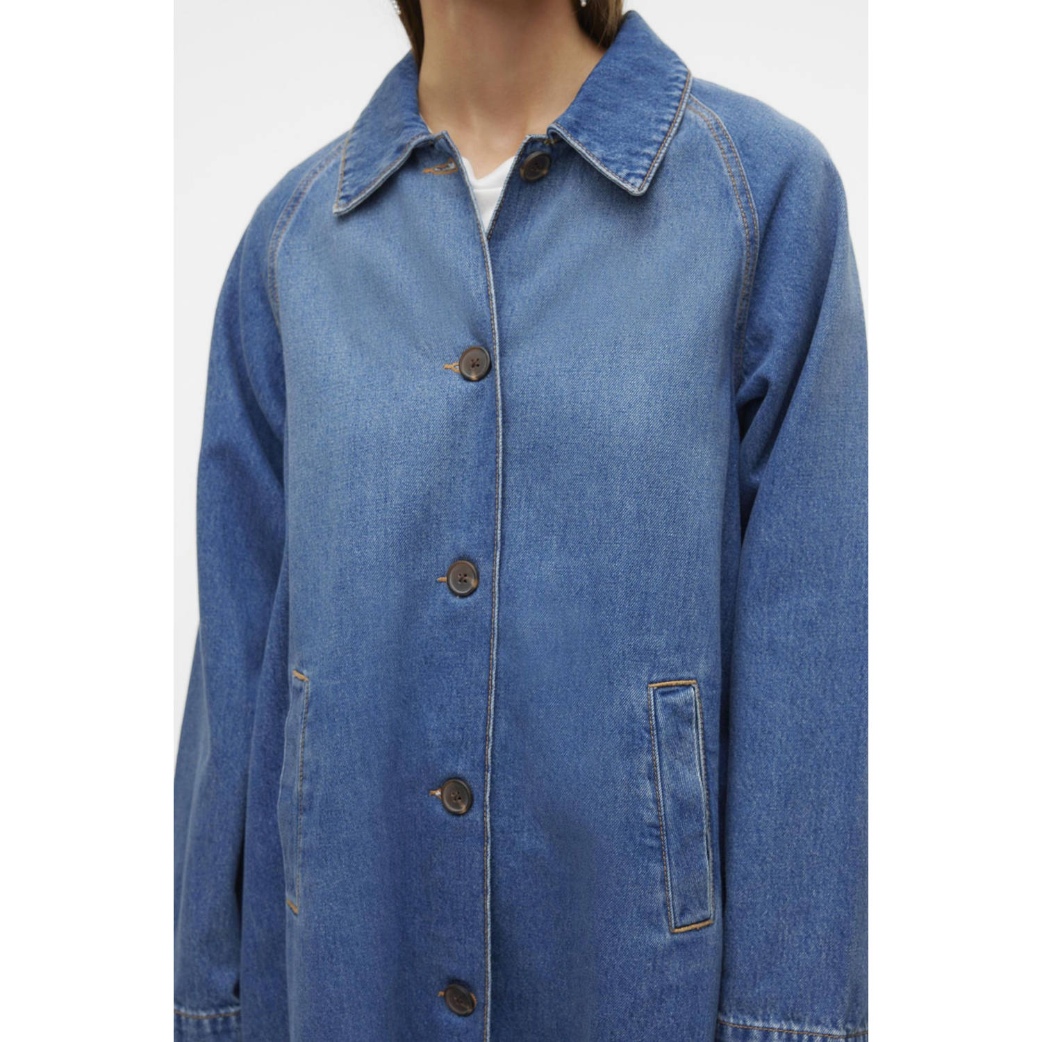 AWARE spijkerjas medium blue denim