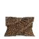 Manfield suede crossbody tas met panterprint bruin