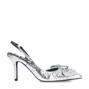 slingback pumps zilver