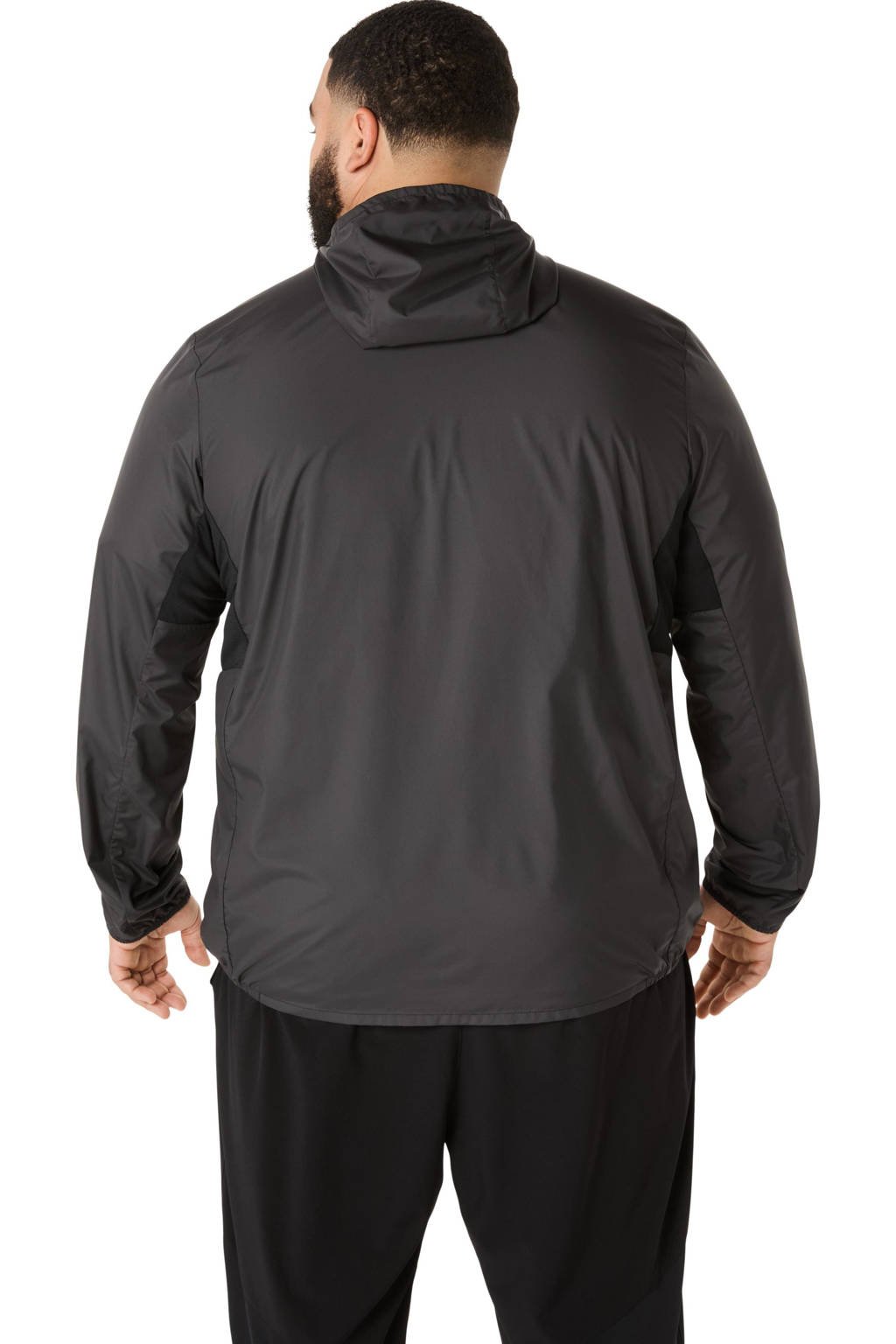 ASICS hardloopjack Core zwart wehkamp