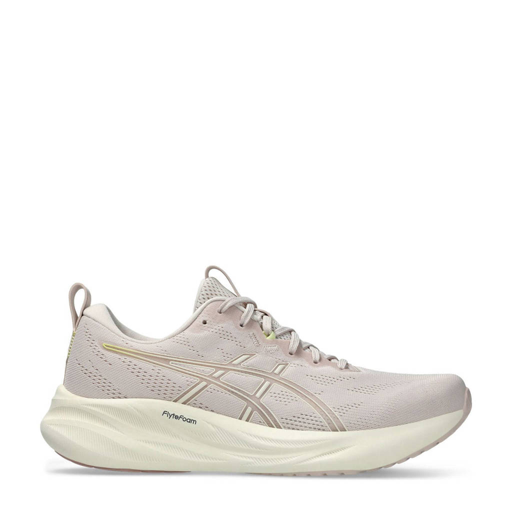 ASICS Gel-Pulse 16 hardloopschoenen beige/ecru wehkamp