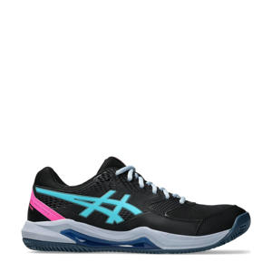 Gel-Dedicate  padelschoenen zwart/aqua