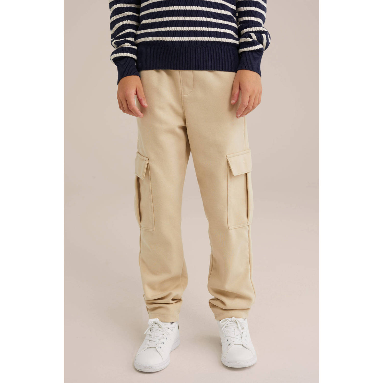 WE Fashion Blue Ridge slim casual broek