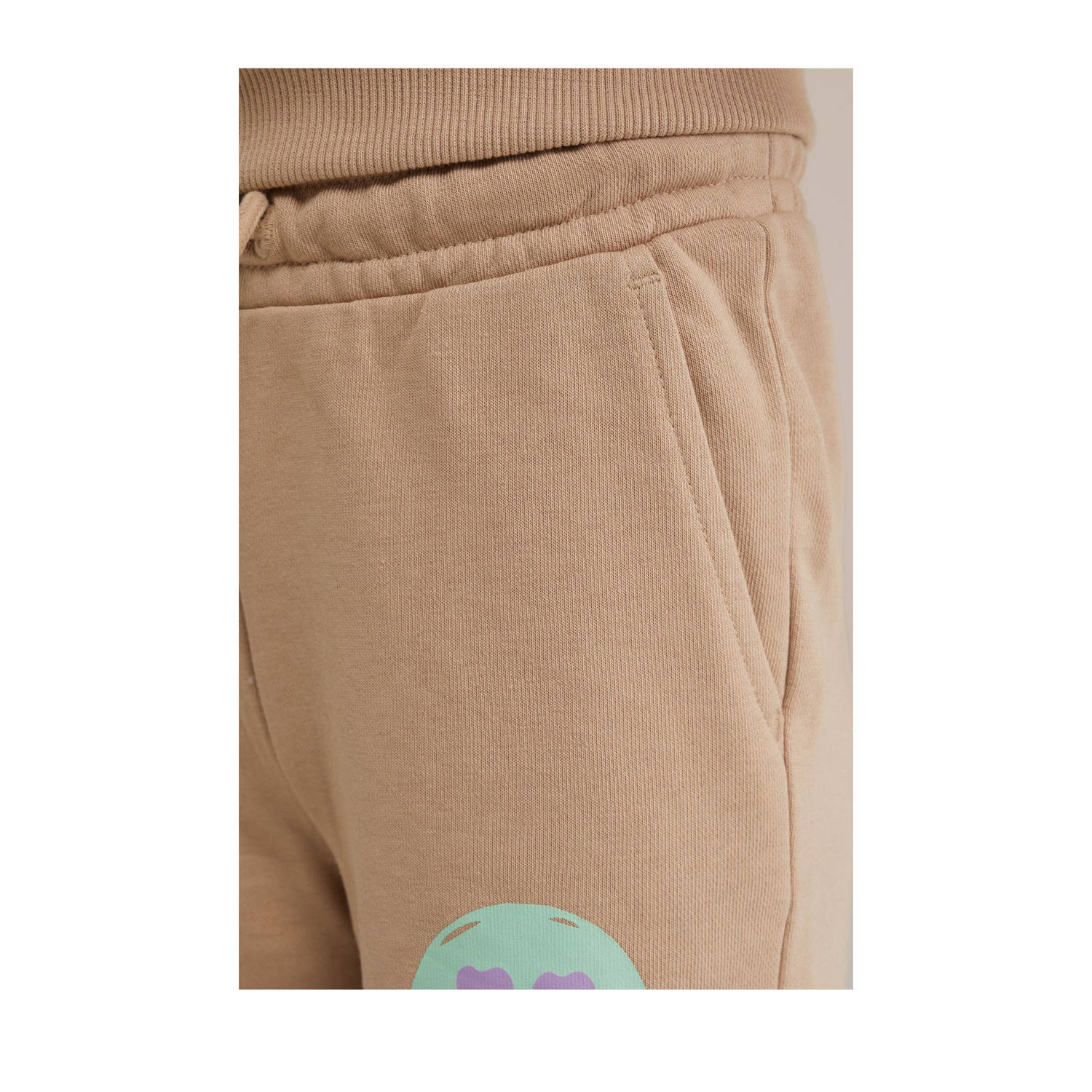 WE Fashion straight sweatpant beige