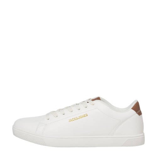 JACK & JONES Jfwbosley Pu Sneaker Noos sneakers wit/bruin afbeelding