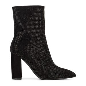 Lauren enkellaarzen zwart met glitters