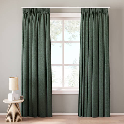 NOUS Living verduisterend gordijn kant en klaar groen (per stuk) (300 x 290 cm)* afbeelding
