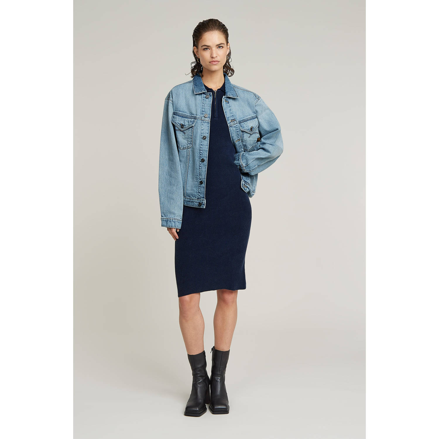 G-STAR spijkerjas light blue denim