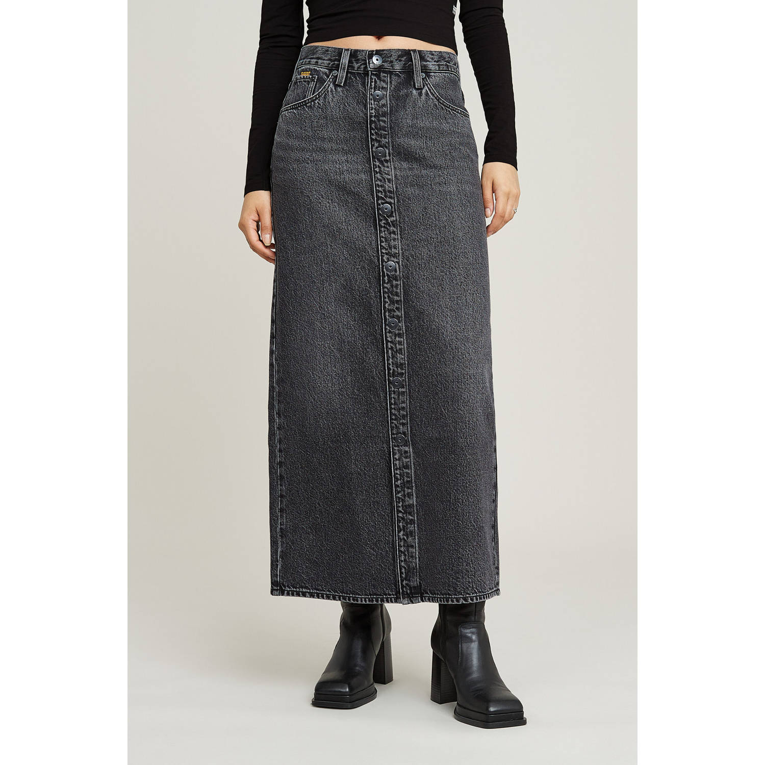 G-STAR spijkerrok grey denim