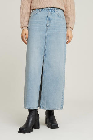 denim spijkerrok light blue denim