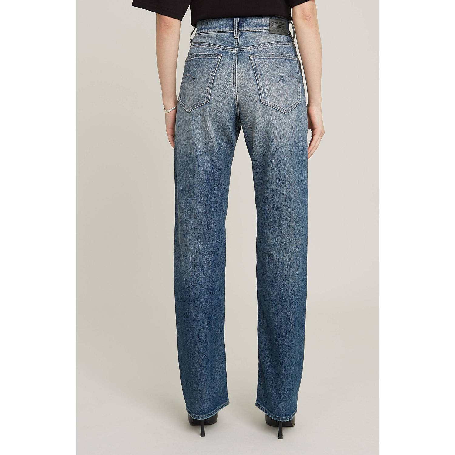 G-STAR high straight leg jeans