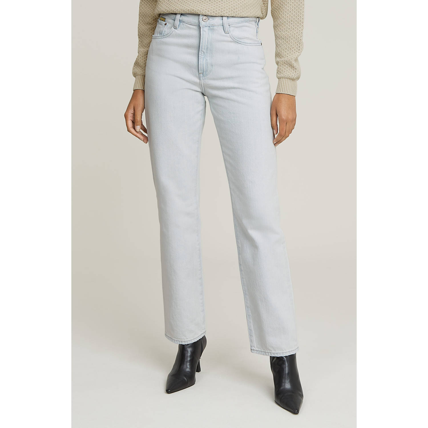 G-Star RAW Viktoria High Straight Jeans Lichtblauw Dames