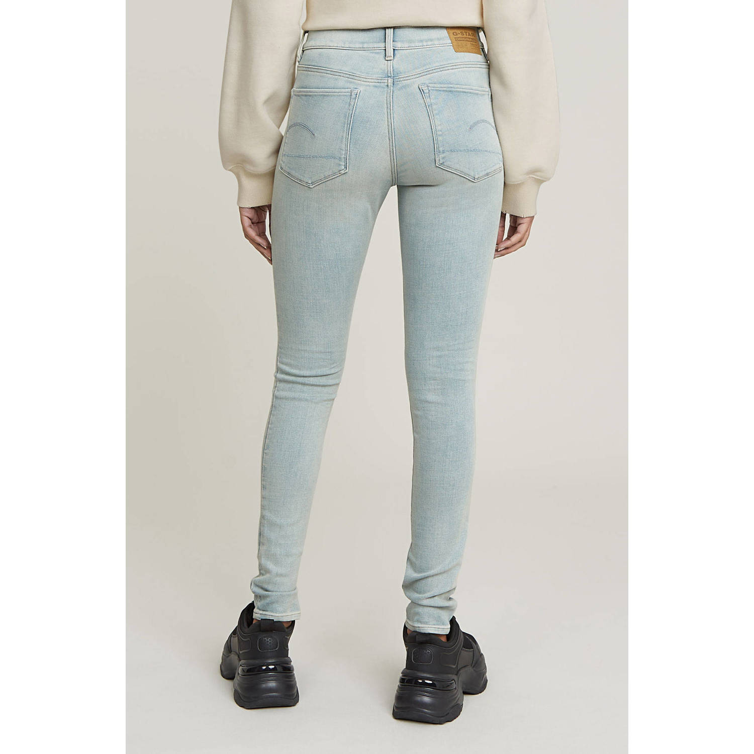 G-STAR high waist skinny jeans light blue denim