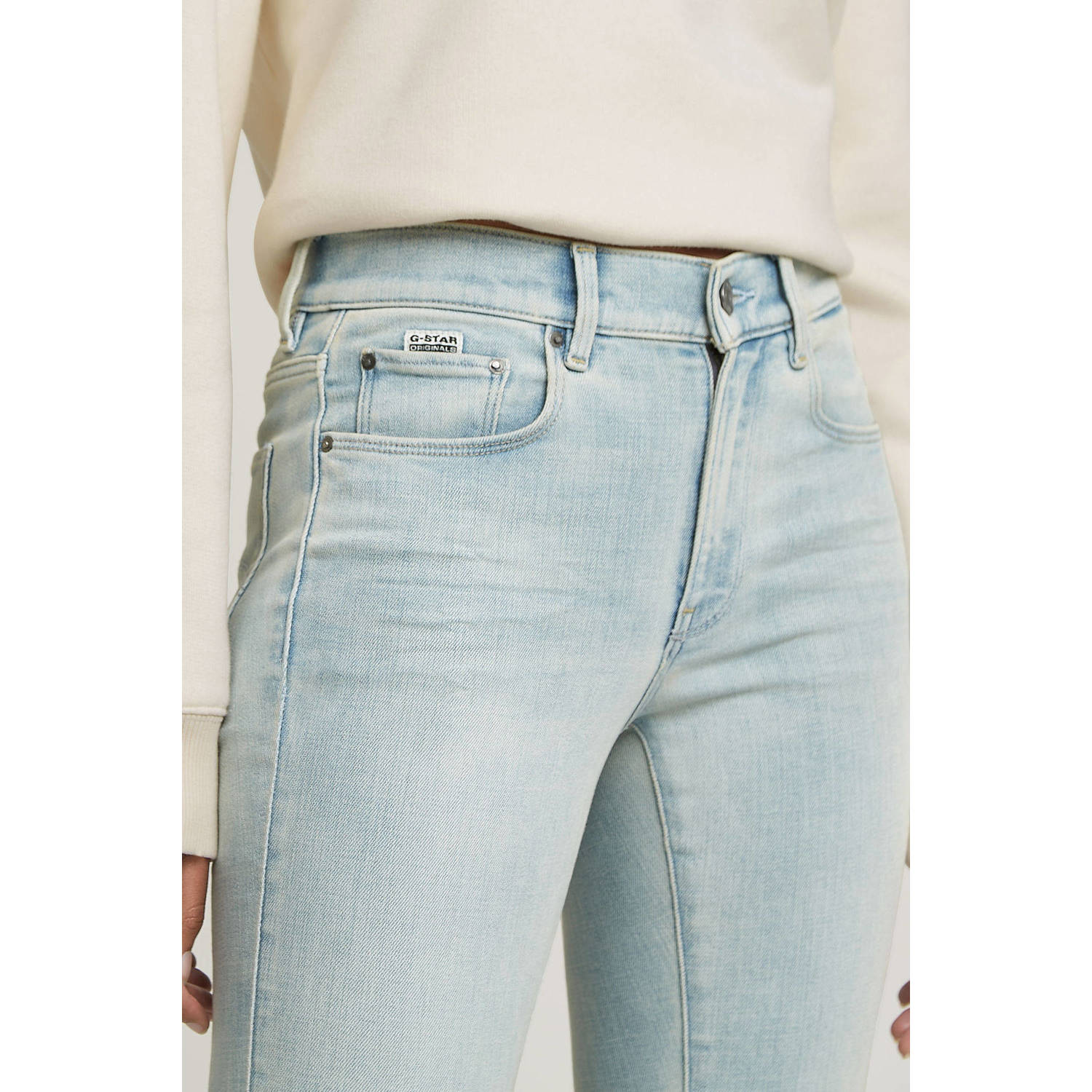 G-STAR high waist skinny jeans light blue denim