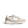HOFF City suède sneakers taupe/lichtblauw