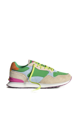 City  suède sneakers groen