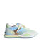 HOFF Art leren sneakers lichtblauw