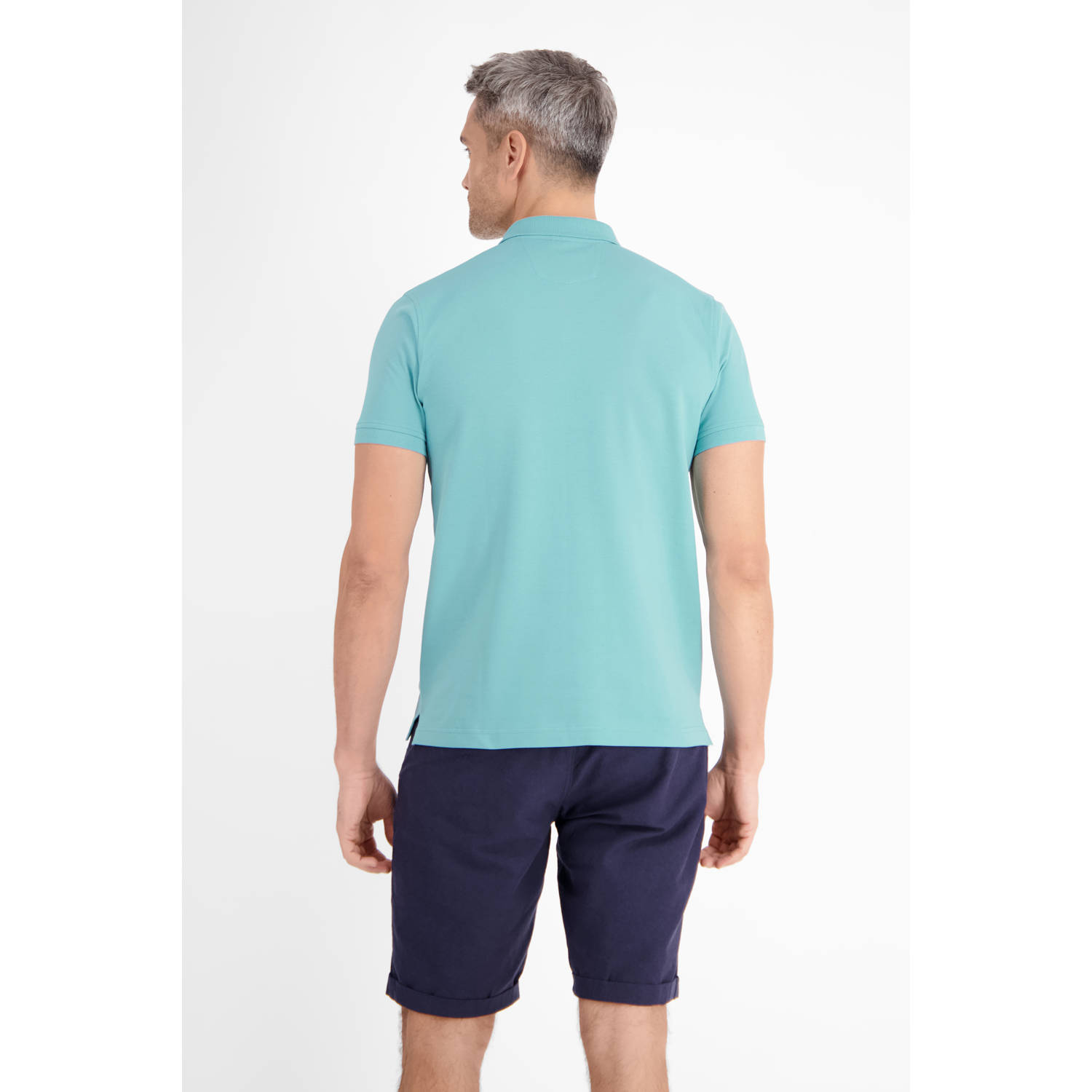 LERROS regular polo blauw