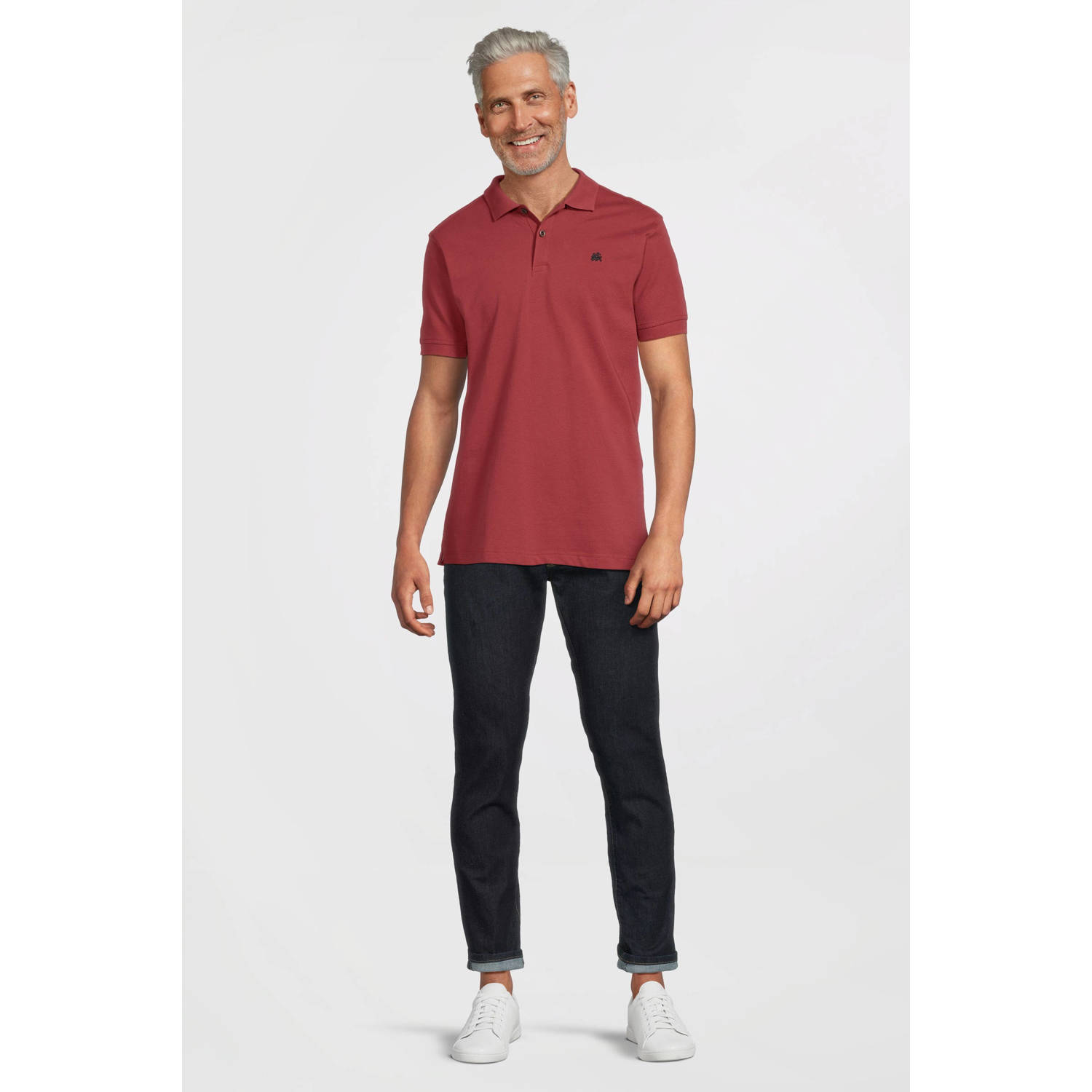 LERROS regular polo rood