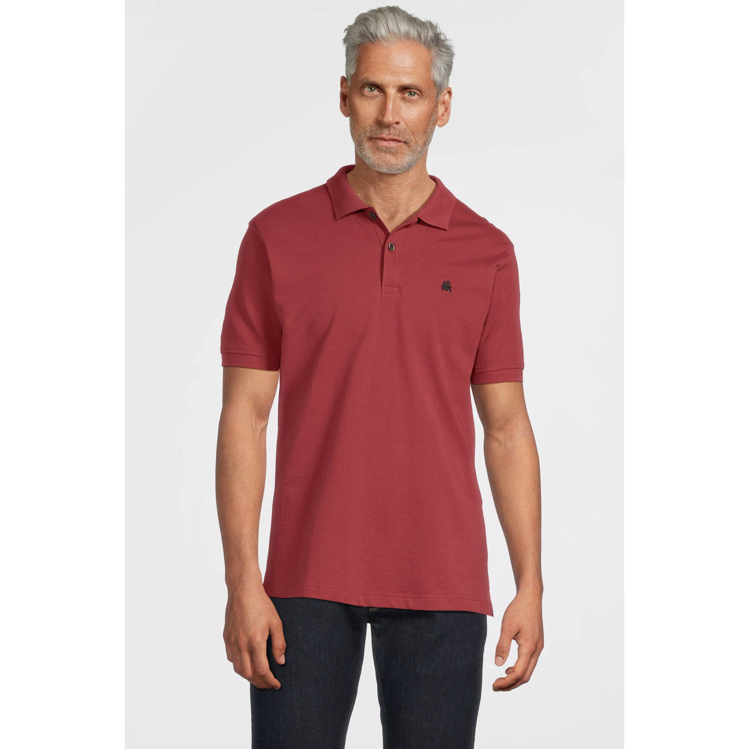 LERROS regular polo rood
