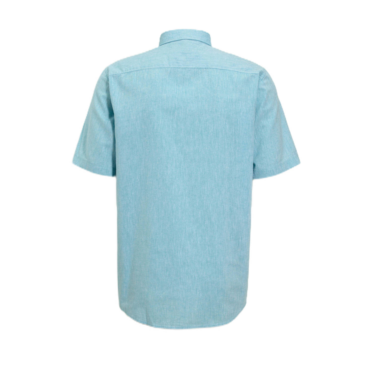 LERROS linnen casual overhemd blauw