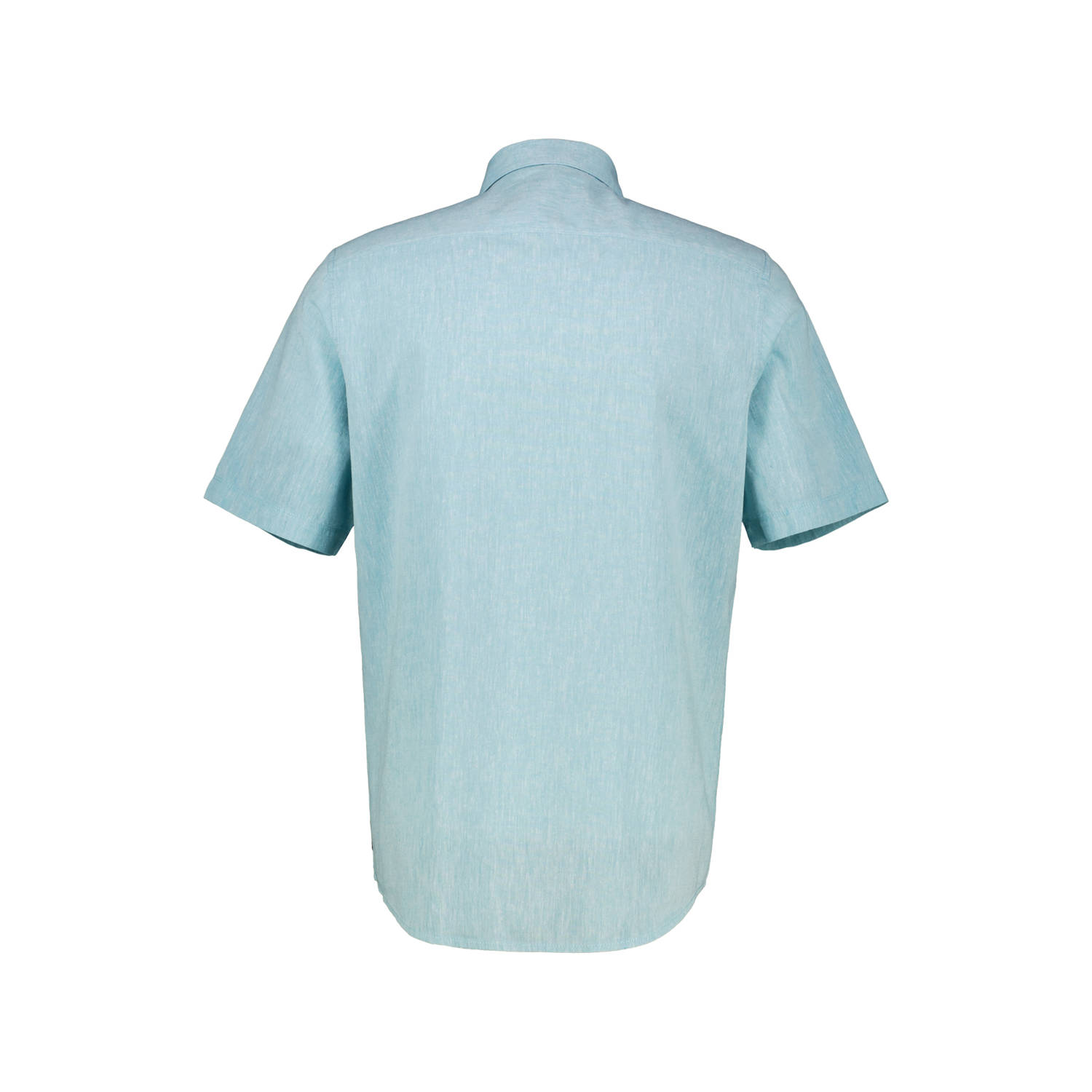 LERROS linnen casual overhemd blauw