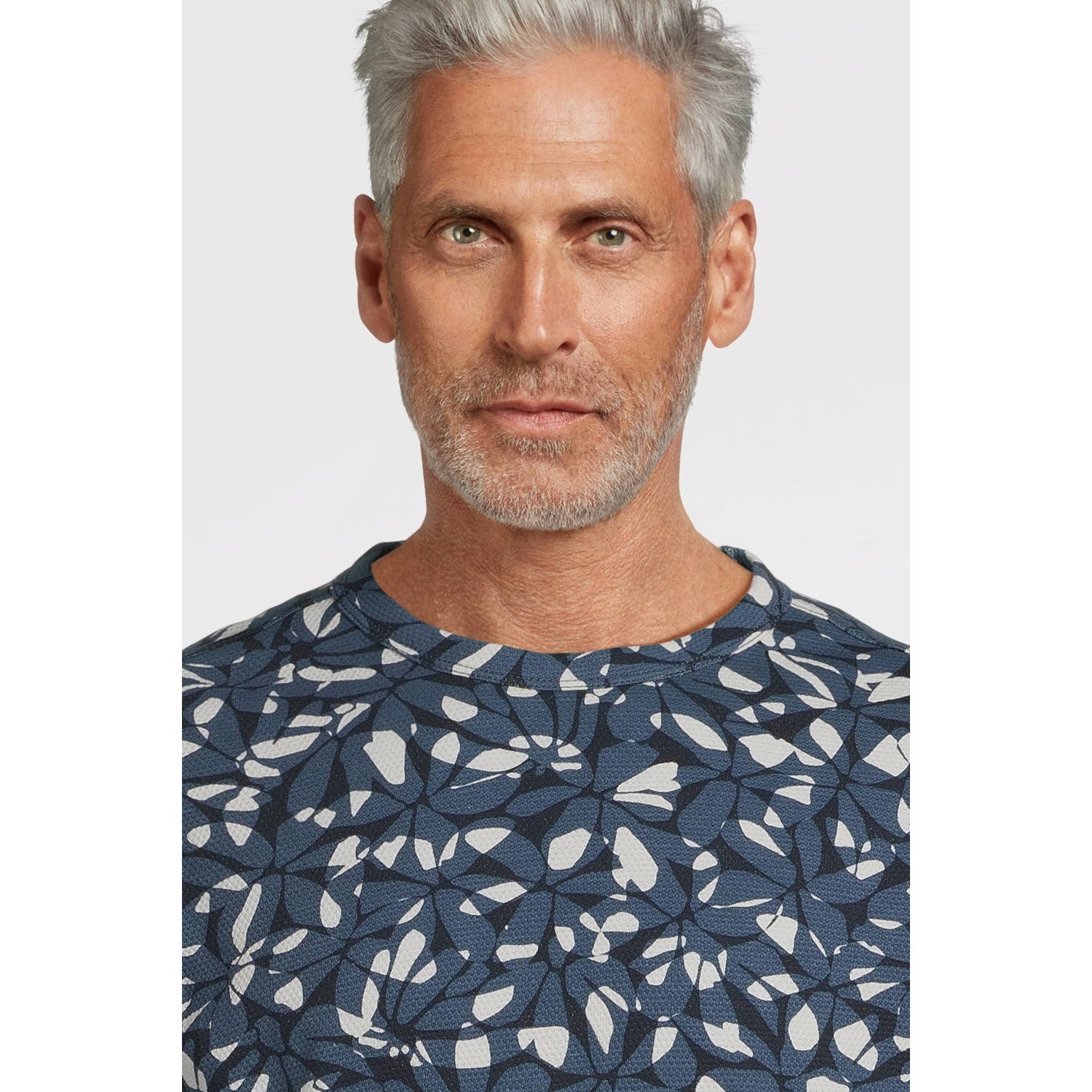 LERROS T-shirt donkerblauw