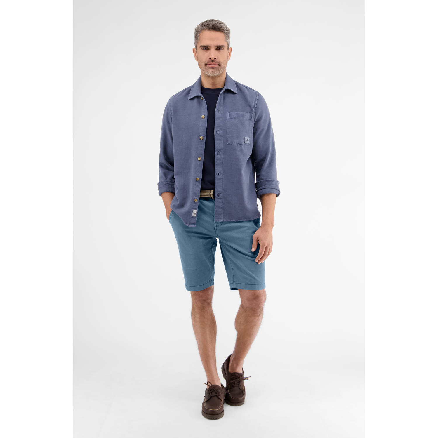 LERROS regular chino short blauw