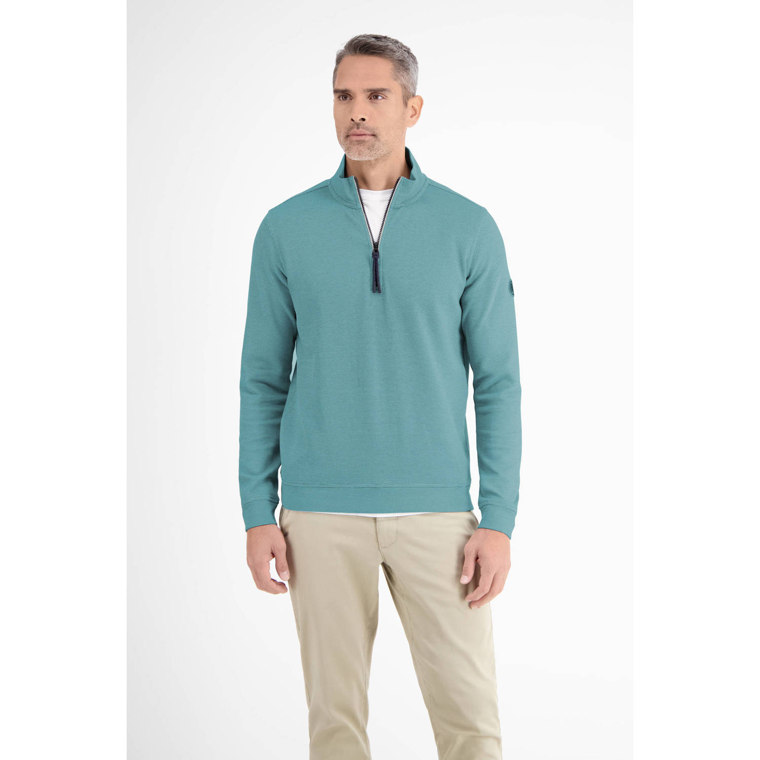 LERROS gebreide trui blauw