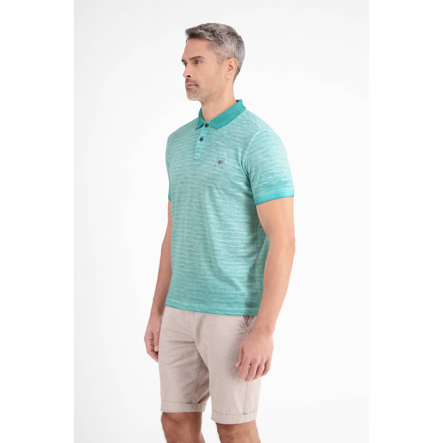 LERROS regular polo blauw