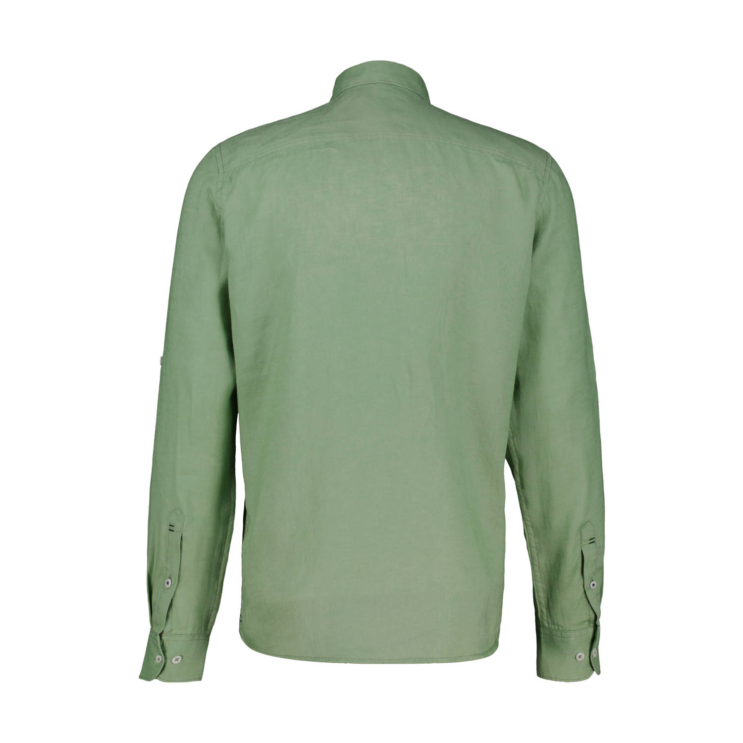 LERROS linnen casual overhemd groen