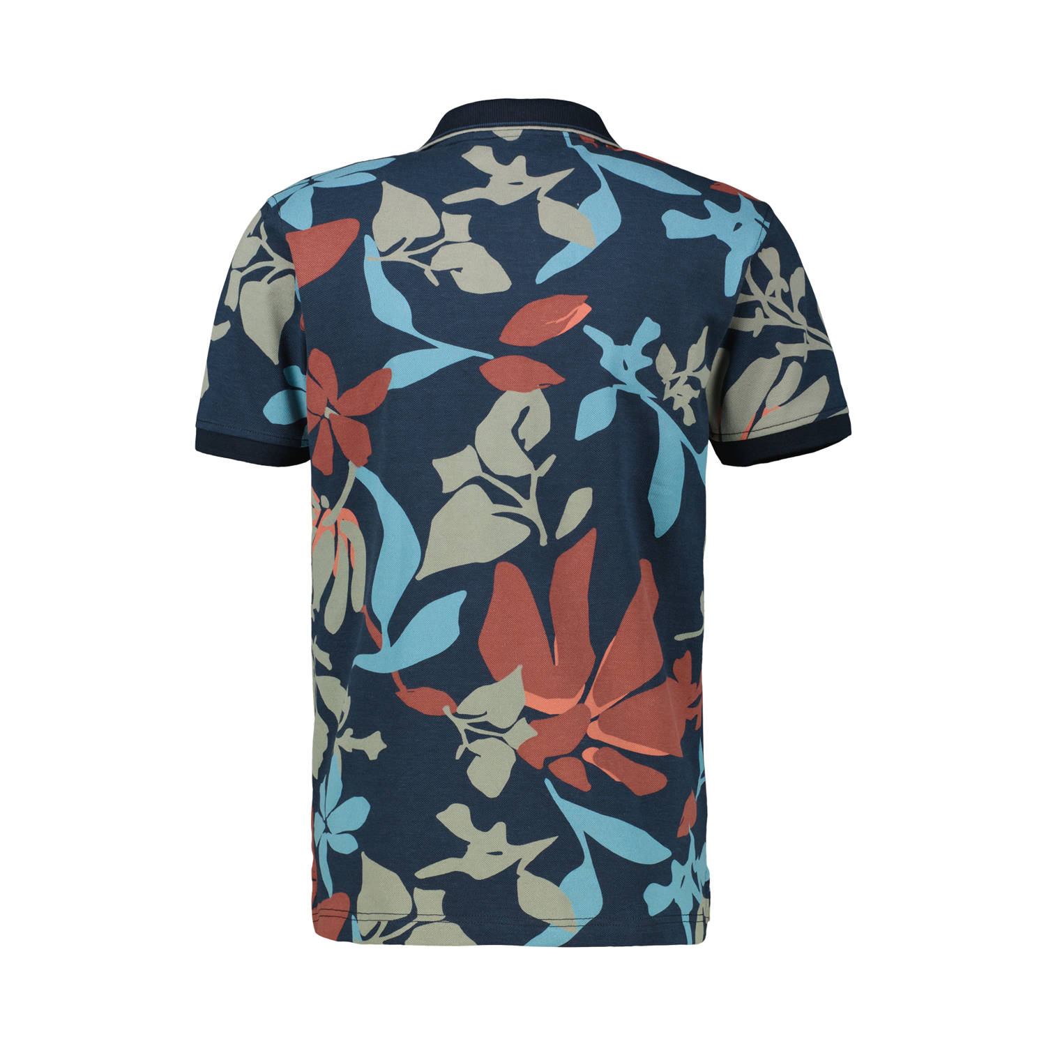 LERROS regular polo blauw