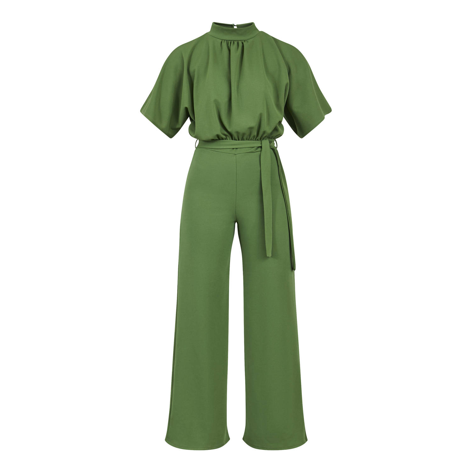 SisterS Point straight jumpsuit groen