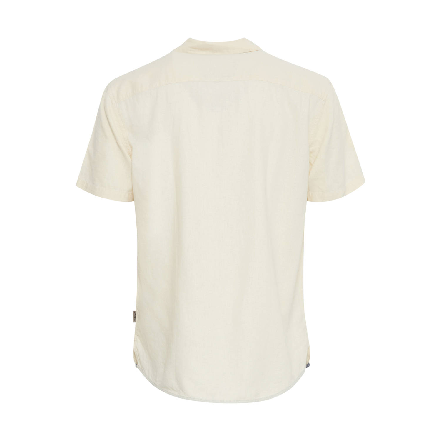 Blend linnen casual overhemd zand