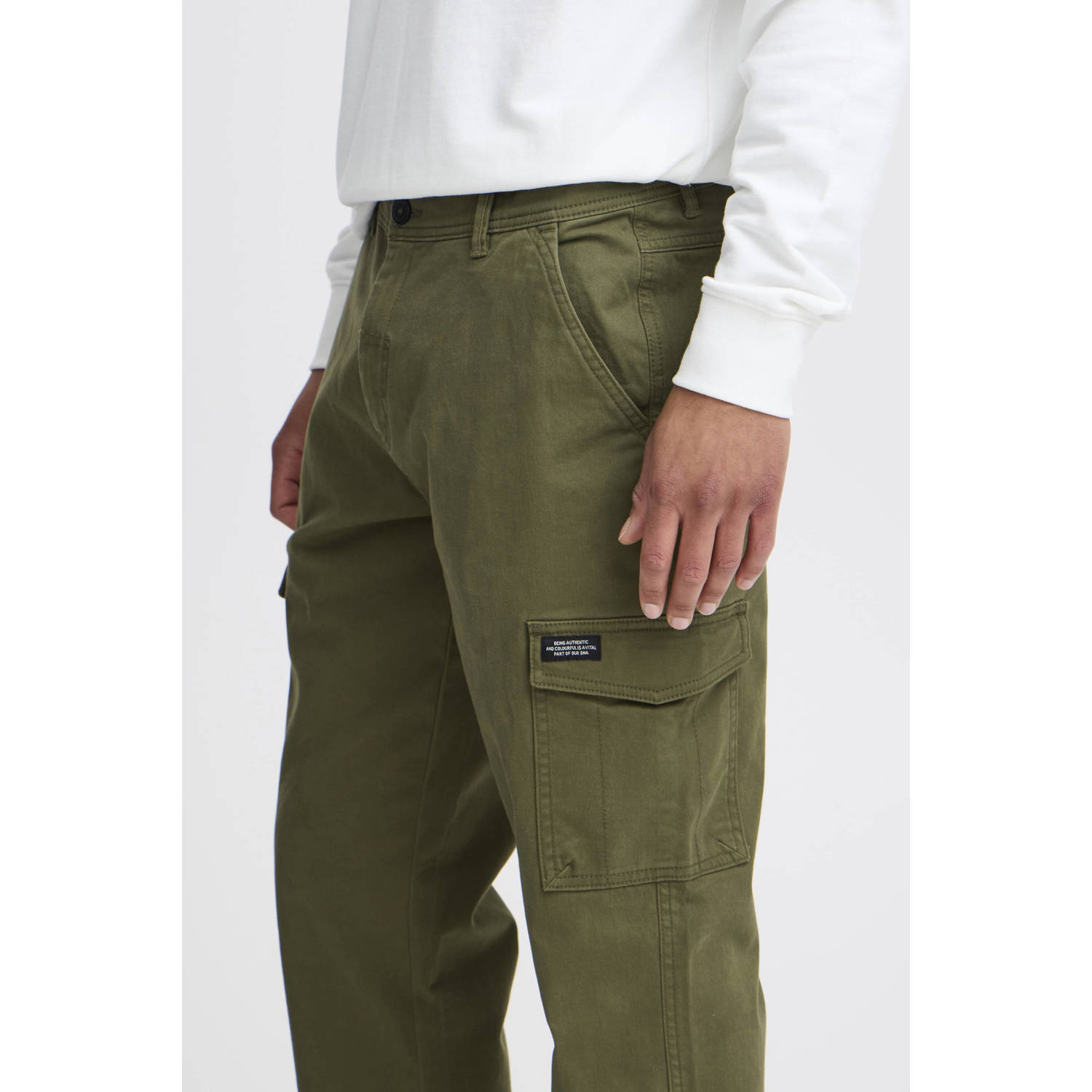 Blend regular cargo broek groen