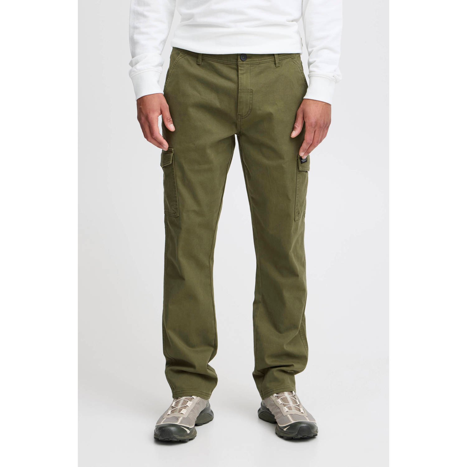 Blend regular cargo broek groen