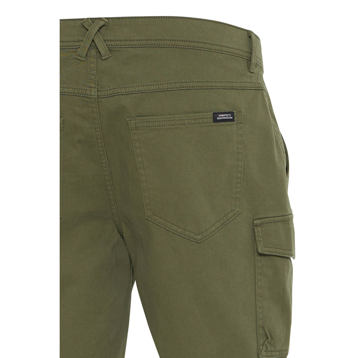 Blend relaxed cargo broek olijfgroen