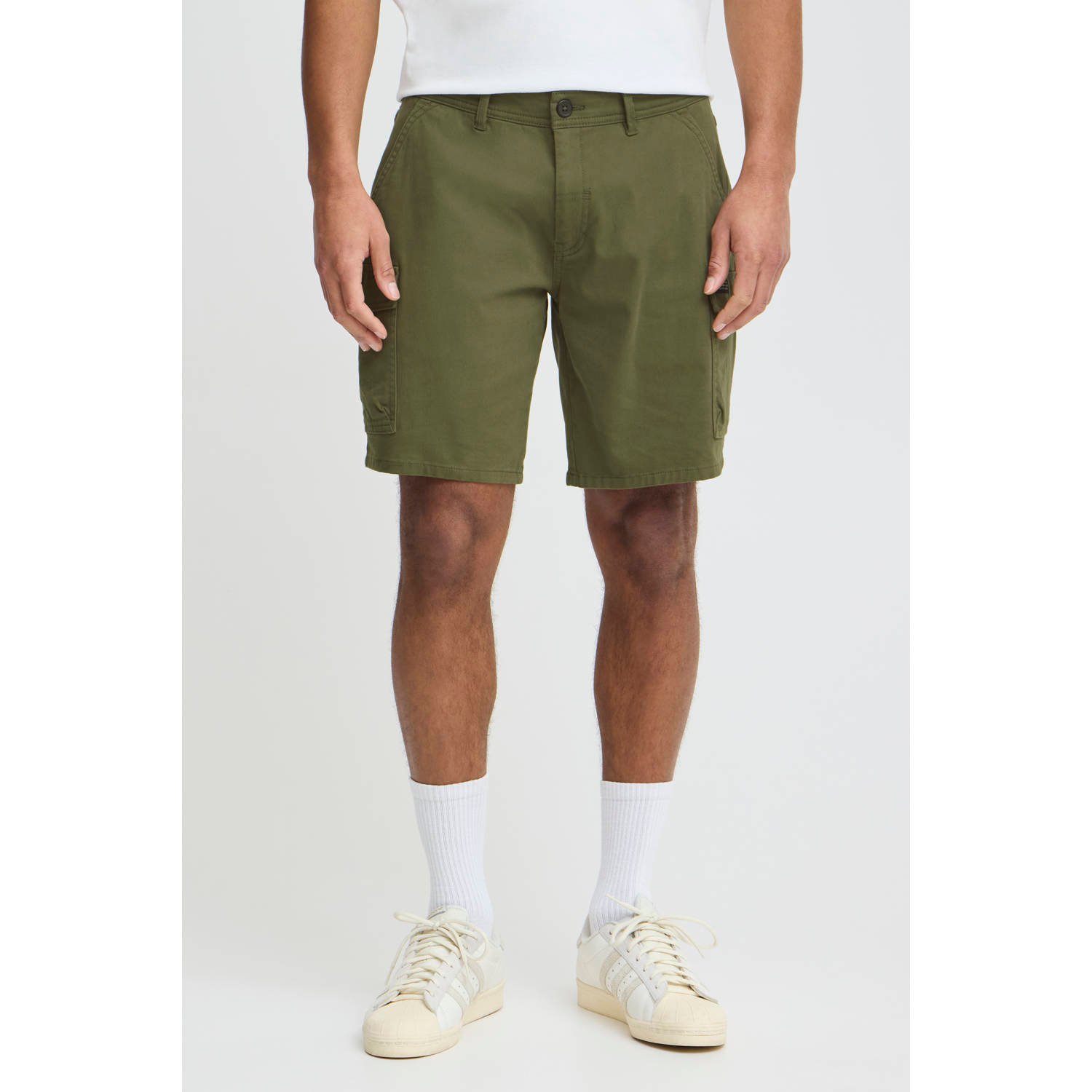 Blend relaxed cargo broek olijfgroen