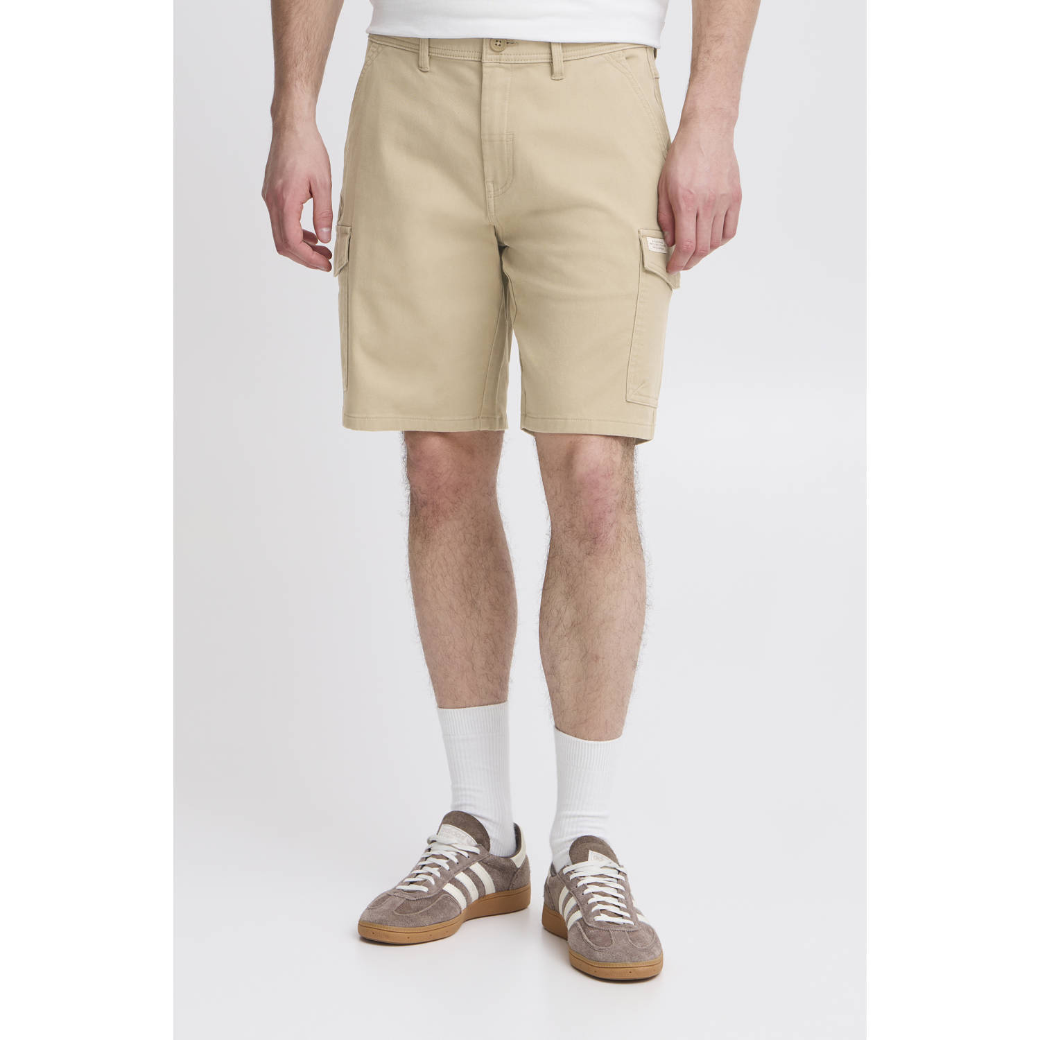 Blend relaxed cargo broek beige