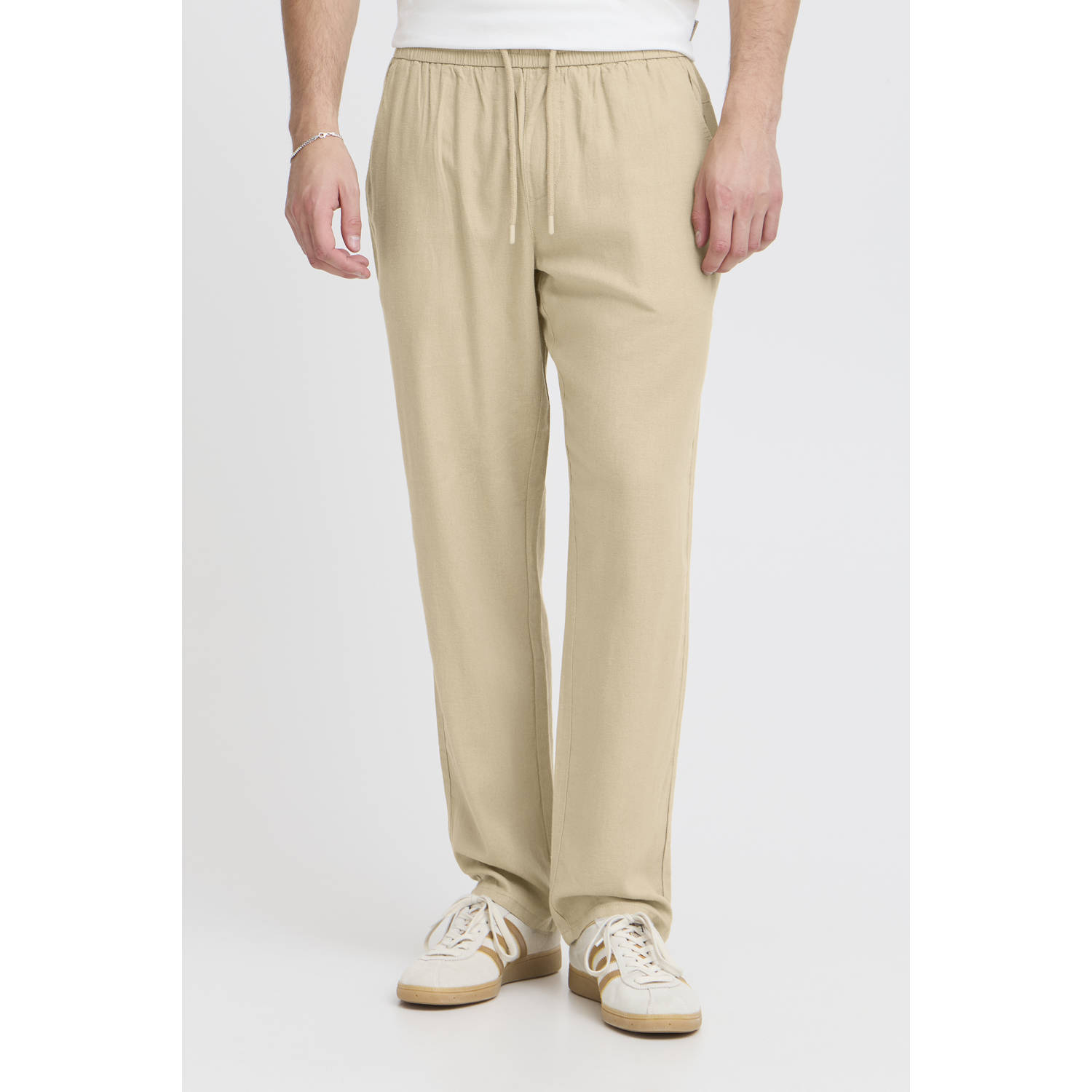 Blend regular fit casual broek BHBILLY beige