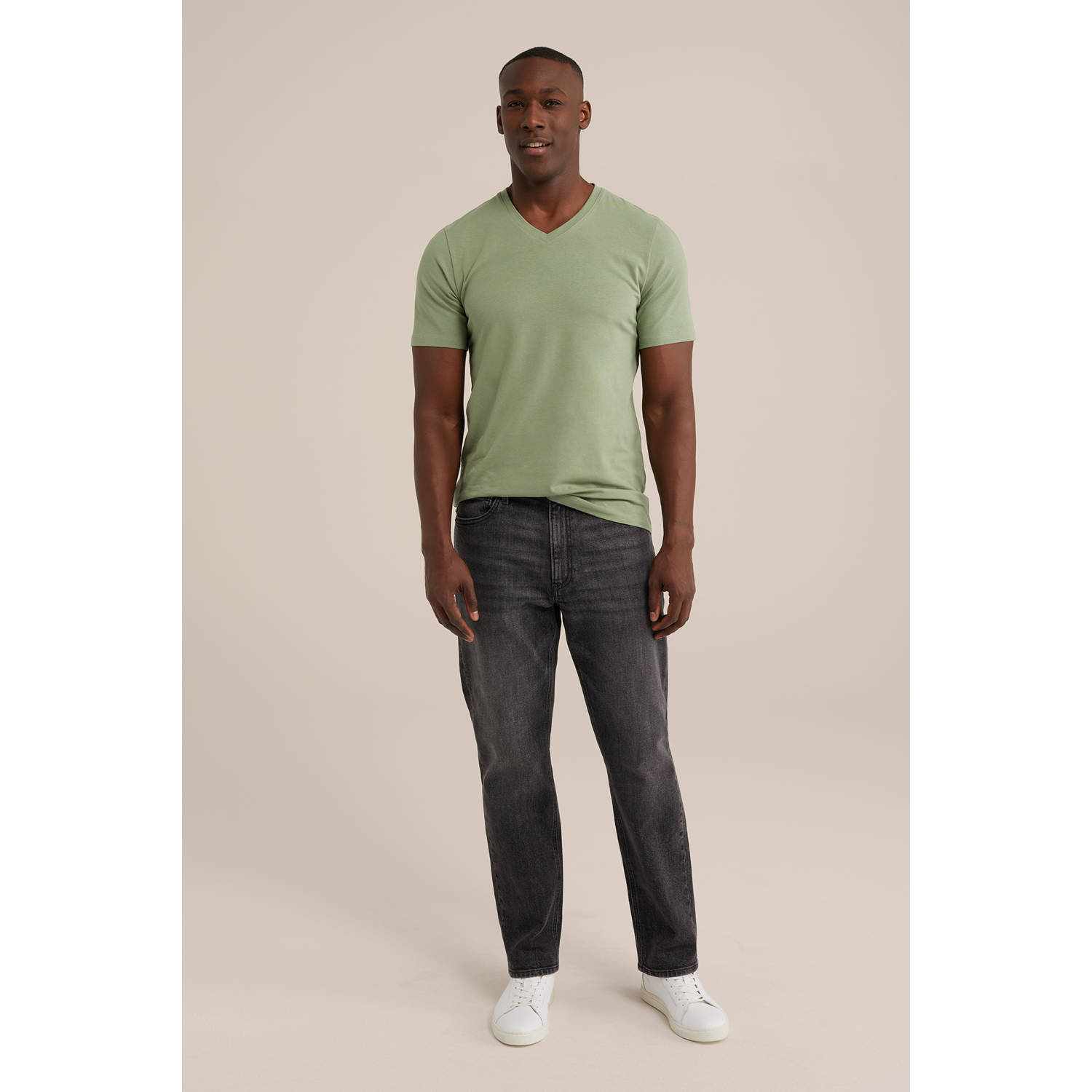 WE Fashion T-shirt lichtgroen