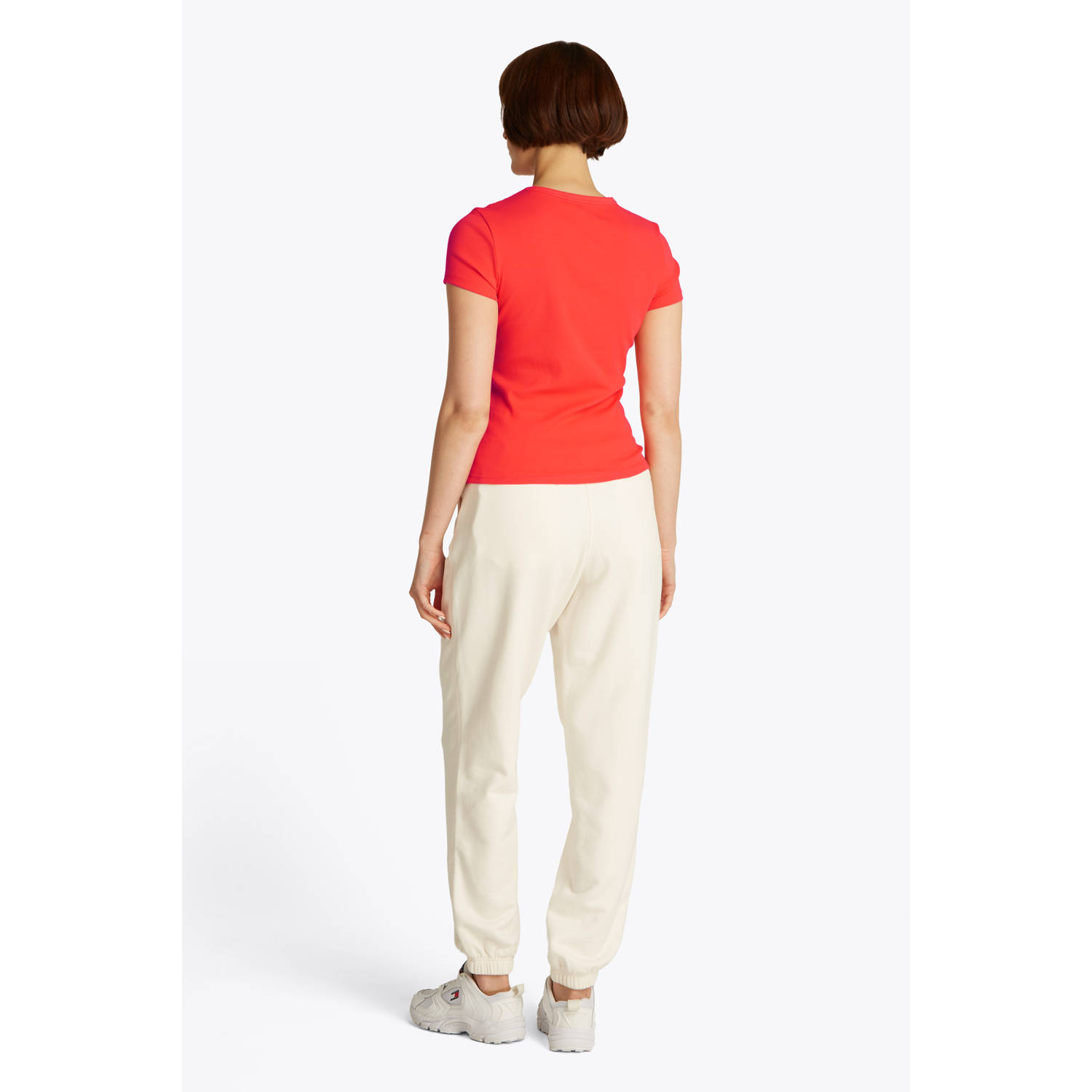 Tommy Jeans T-shirt oranje